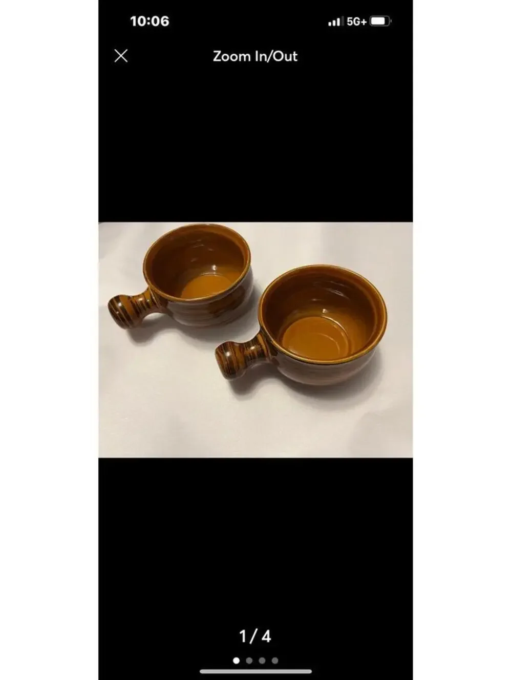 Brittany Oven Proof Ceramic Soup Bowls with Handles - Set of 2